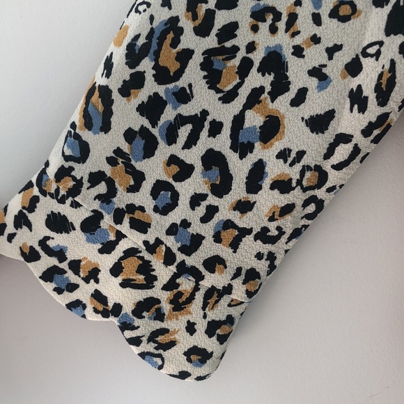 Monteau leopard print crop shirt - Picture 3 of 4